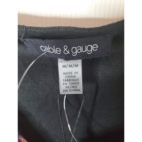 Cable & Gauge Cowl Neck Sleeveless Blouse, NWT, Medium - Picture 5 of 6